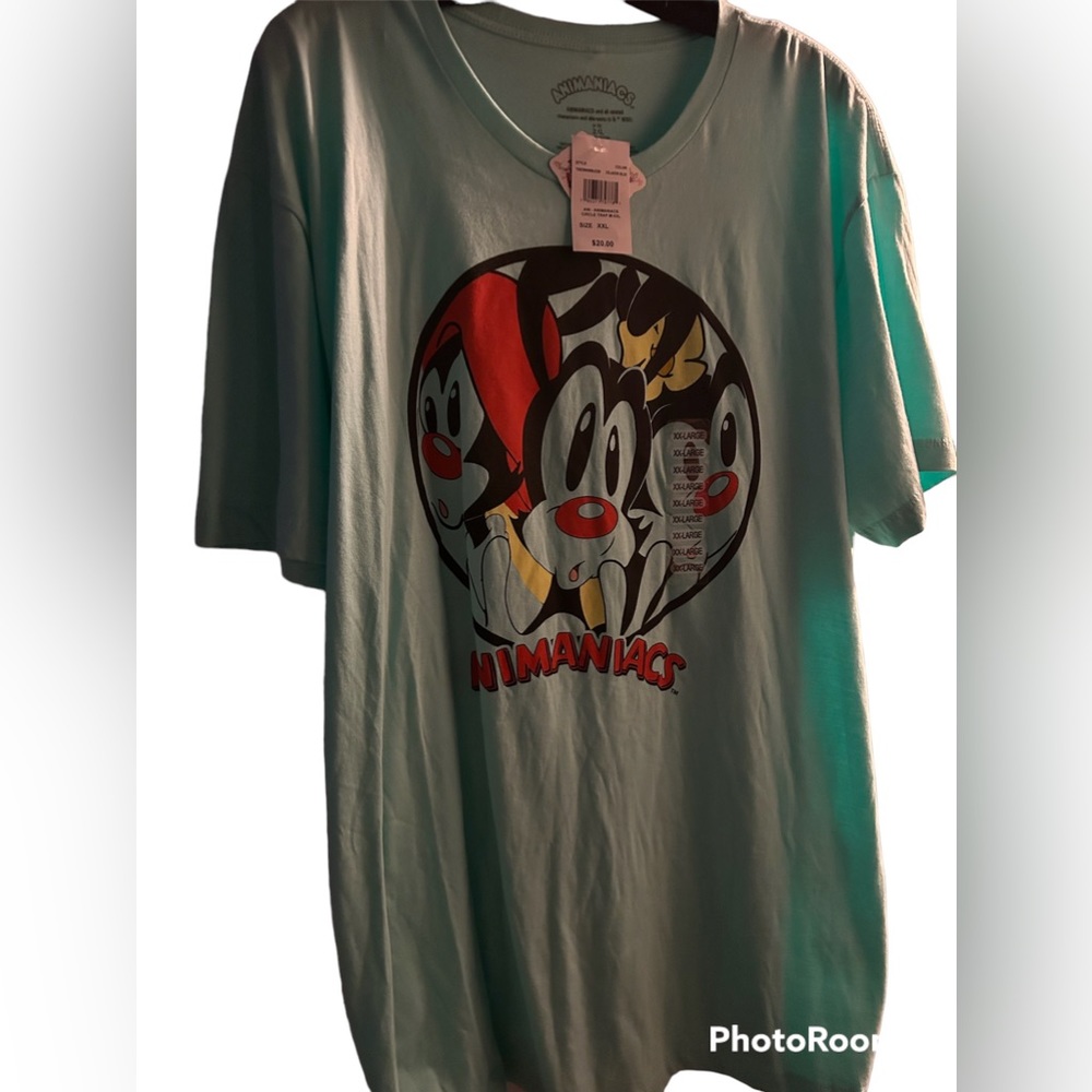 NWT Animaniacs Circle Trap T-shirt Unisex Sz XXL